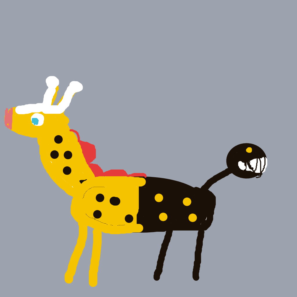 max730's drawing of Girafarig — Pokémon sketch on Sketchdex