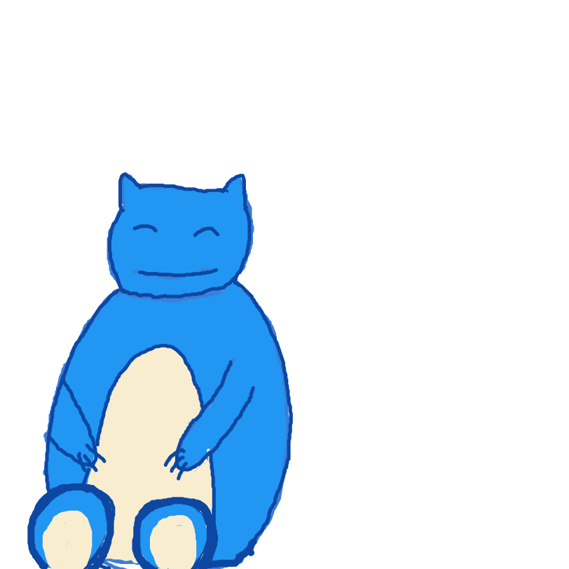 Daryen's drawing of Snorlax — Pokémon sketch on Sketchdex