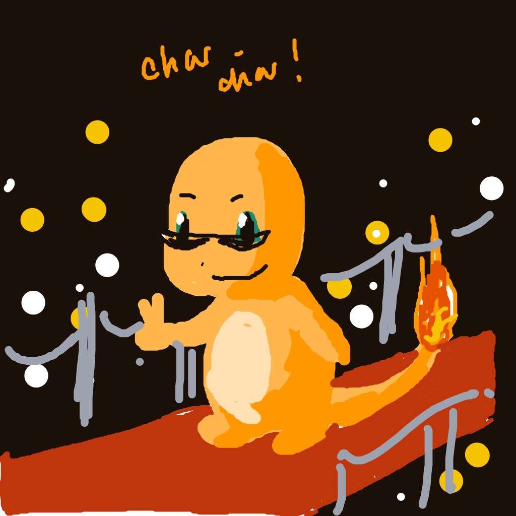 MightyPrimeape495's drawing of Charmander — Pokémon sketch on Sketchdex