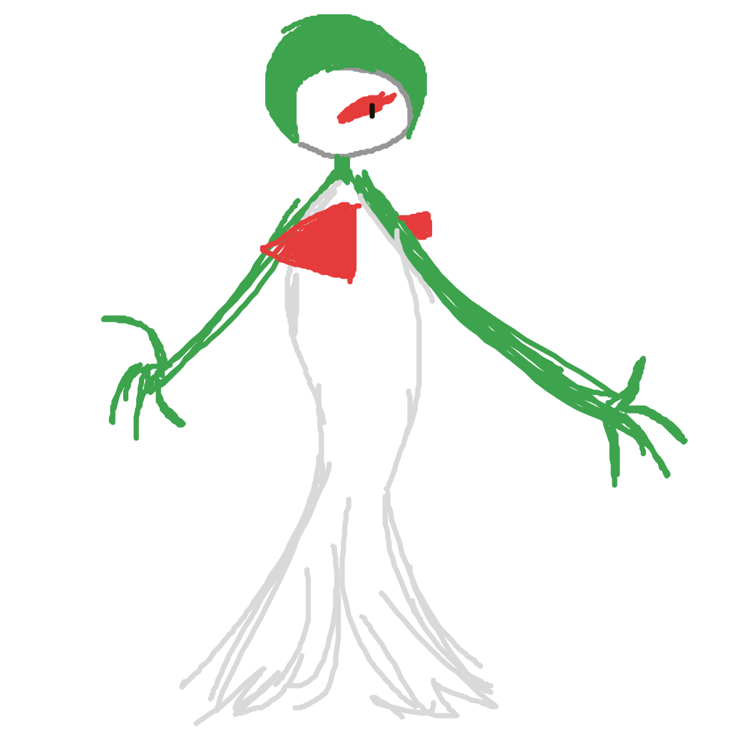 SilentFlareon479's drawing of Gardevoir — Pokémon sketch on Sketchdex