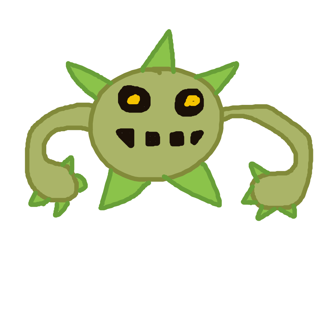 SilentFlareon479's drawing of Cacnea — Pokémon sketch on Sketchdex