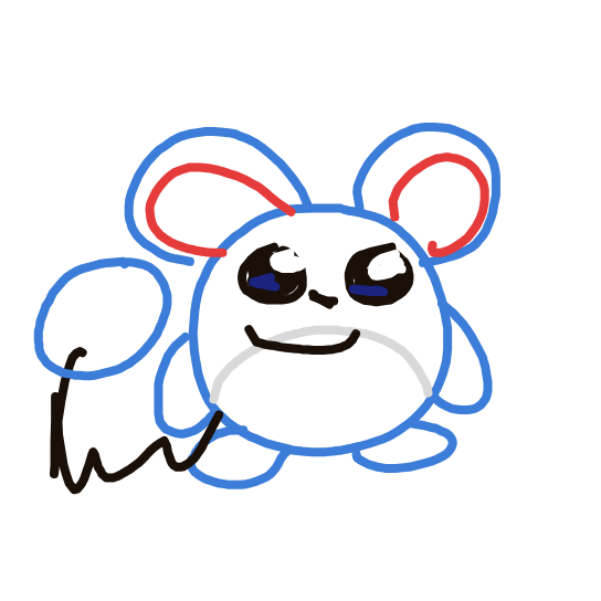 PsychicPorygon749's drawing of Marill — Pokémon sketch on Sketchdex