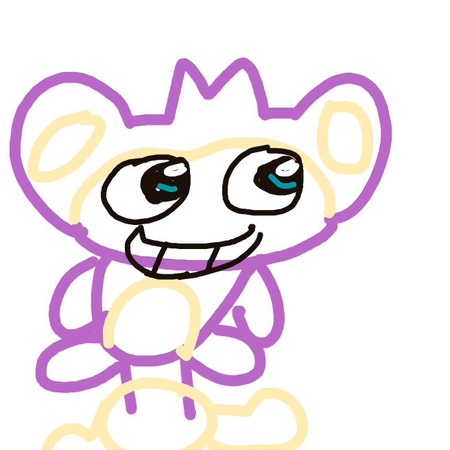 PsychicPorygon749's drawing of Aipom — Pokémon sketch on Sketchdex
