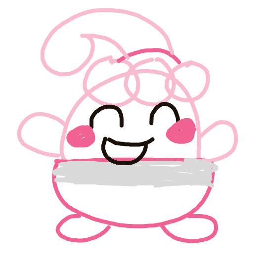 PsychicPorygon749's drawing of Happiny — Pokémon sketch on Sketchdex