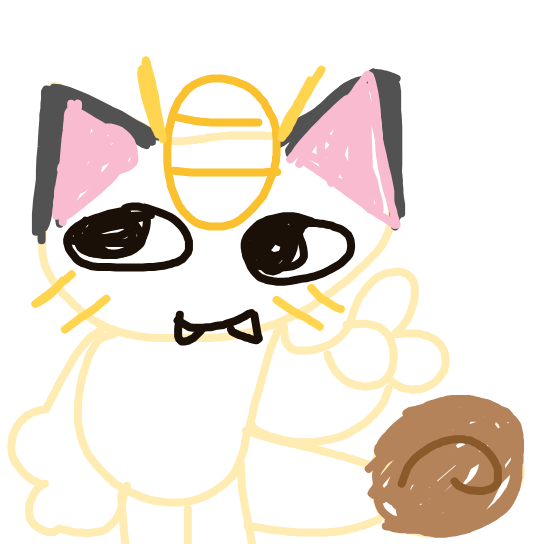 Meowth drawing