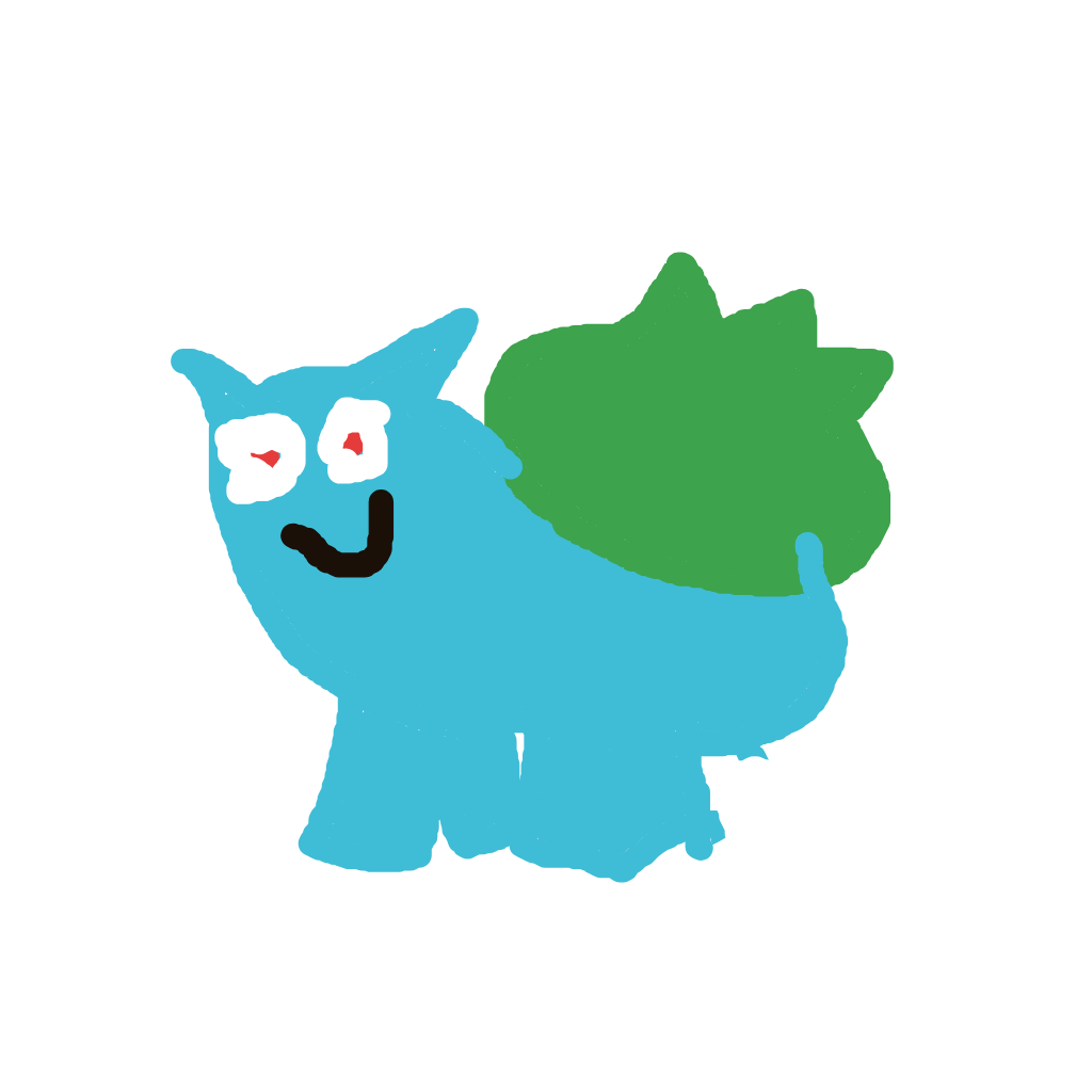 OmegaDitto272's drawing of Bulbasaur — Pokémon sketch on Sketchdex