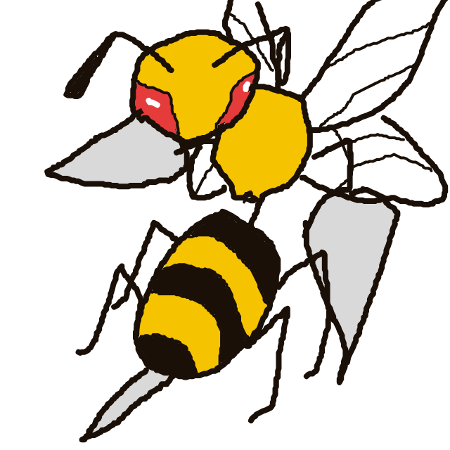 Ellen's drawing of Beedrill — Pokémon sketch on Sketchdex
