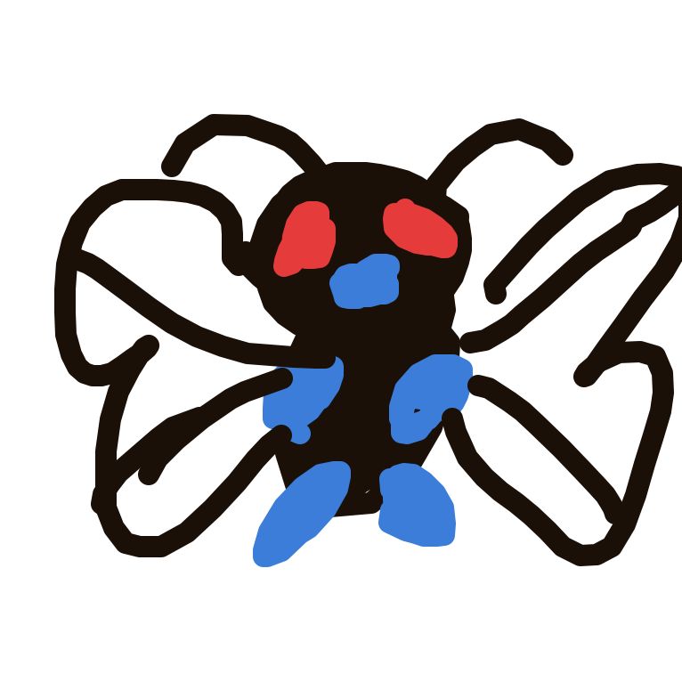 Hanxiang's drawing of Butterfree — Pokémon sketch on Sketchdex