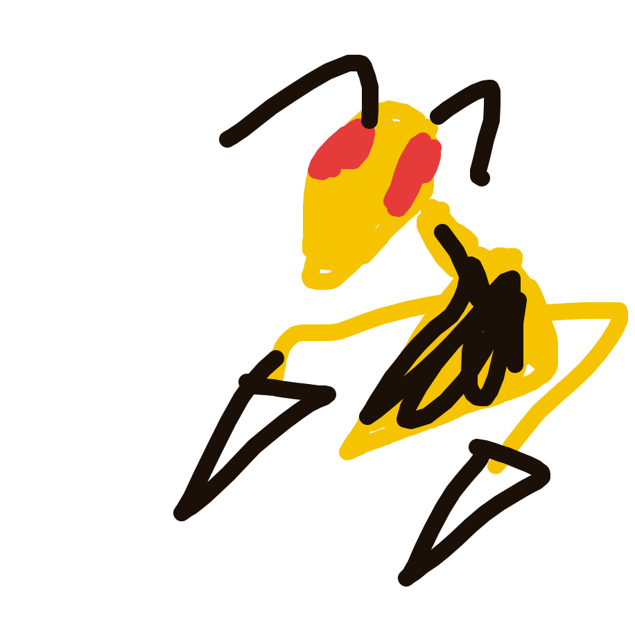 Hanxiang's drawing of Beedrill — Pokémon sketch on Sketchdex