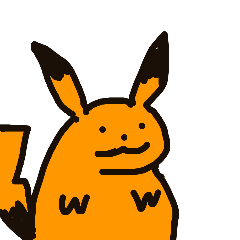 Hanxiang's drawing of Pikachu — Pokémon sketch on Sketchdex