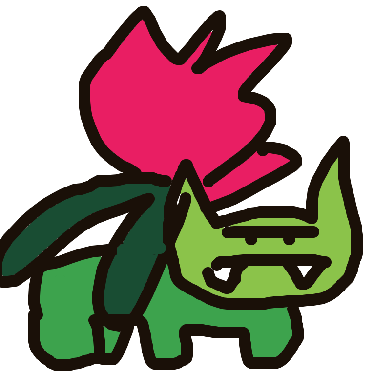 Hanxiang's drawing of Ivysaur — Pokémon sketch on Sketchdex