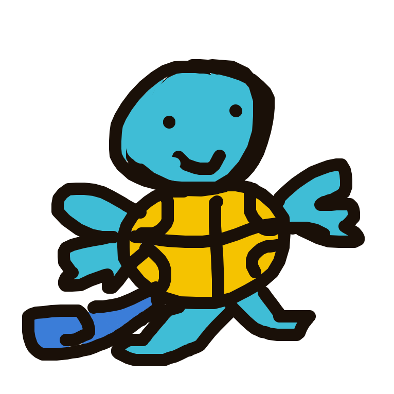 Hanxiang's drawing of Squirtle — Pokémon sketch on Sketchdex