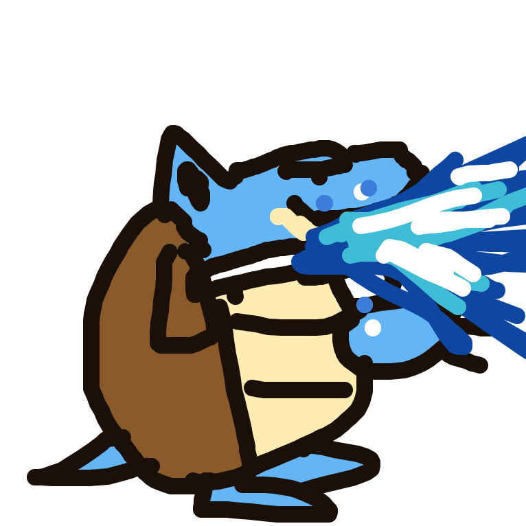 Hanxiang's drawing of Blastoise — Pokémon sketch on Sketchdex