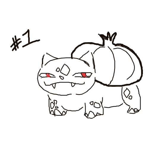 Tometookkus's drawing of Bulbasaur — Pokémon sketch on Sketchdex