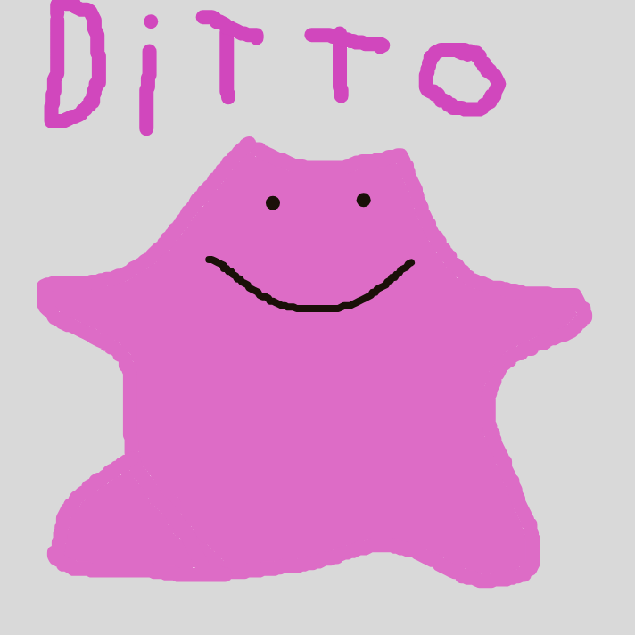 chichille38's drawing of Ditto — Pokémon sketch on Sketchdex