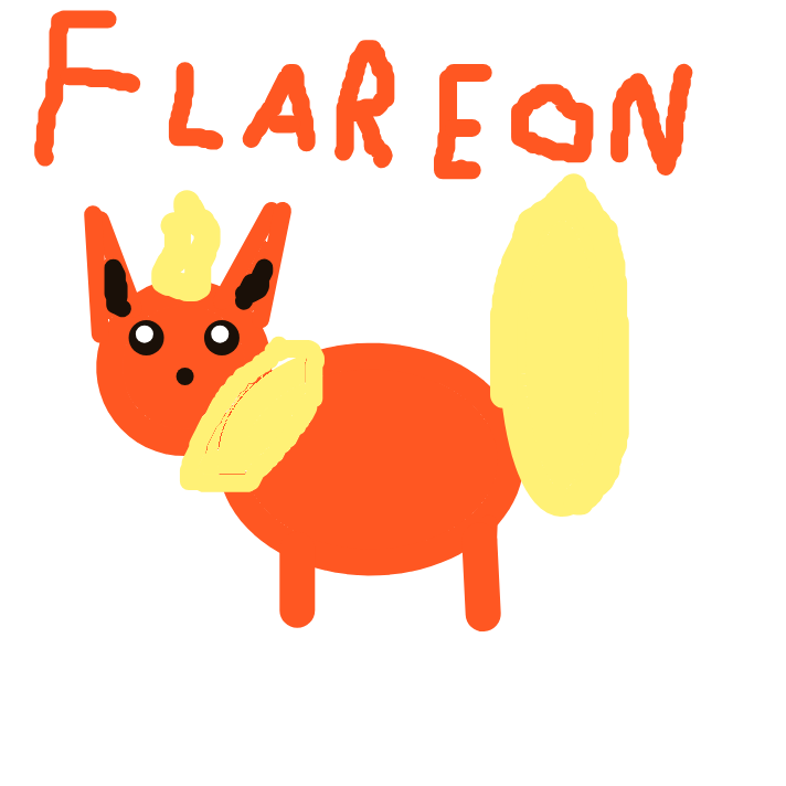 Flareon drawing