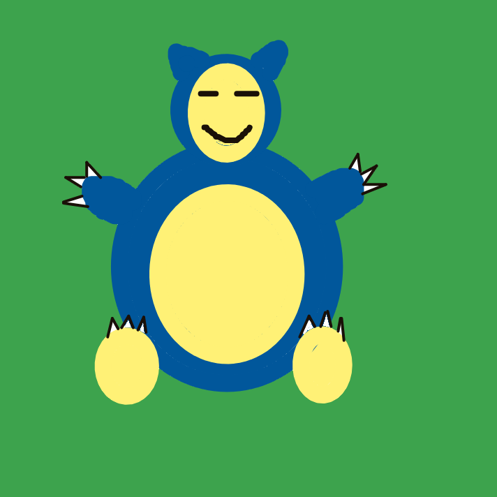 Snorlax drawing