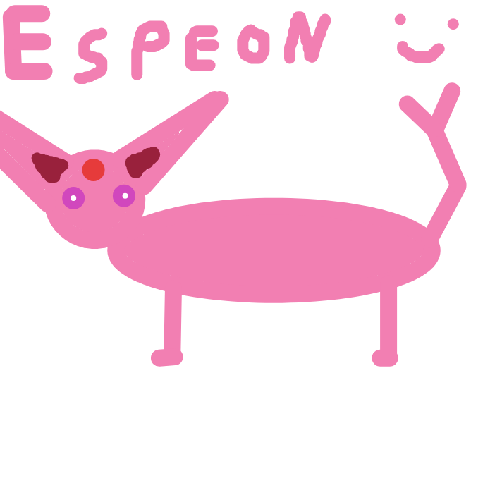 chichille38's drawing of Espeon — Pokémon sketch on Sketchdex