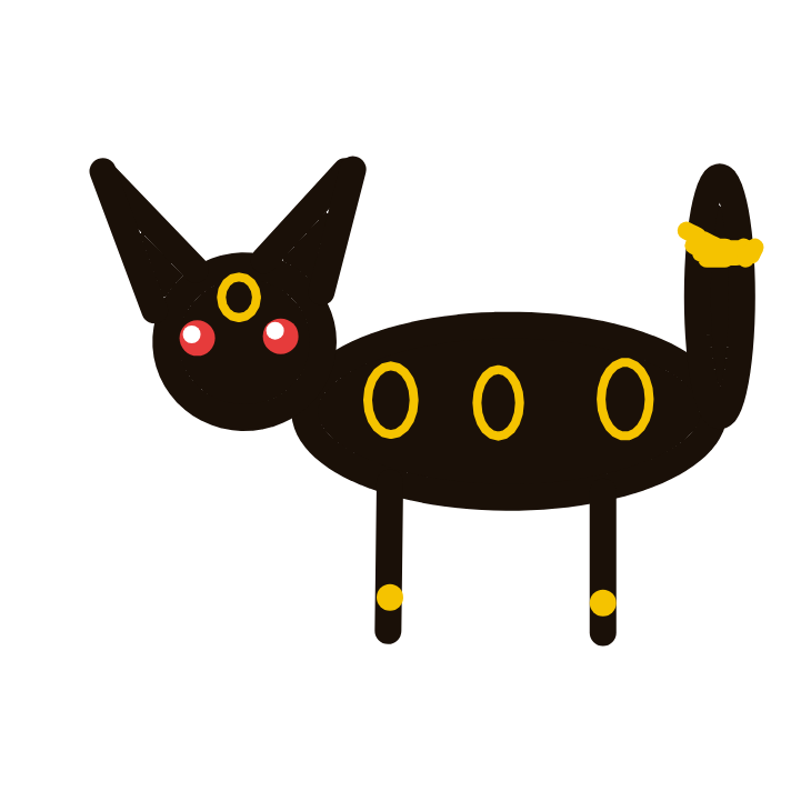 chichille38's drawing of Umbreon — Pokémon sketch on Sketchdex