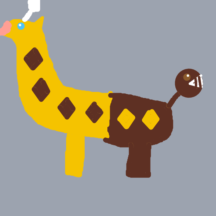 chichille38's drawing of Girafarig — Pokémon sketch on Sketchdex