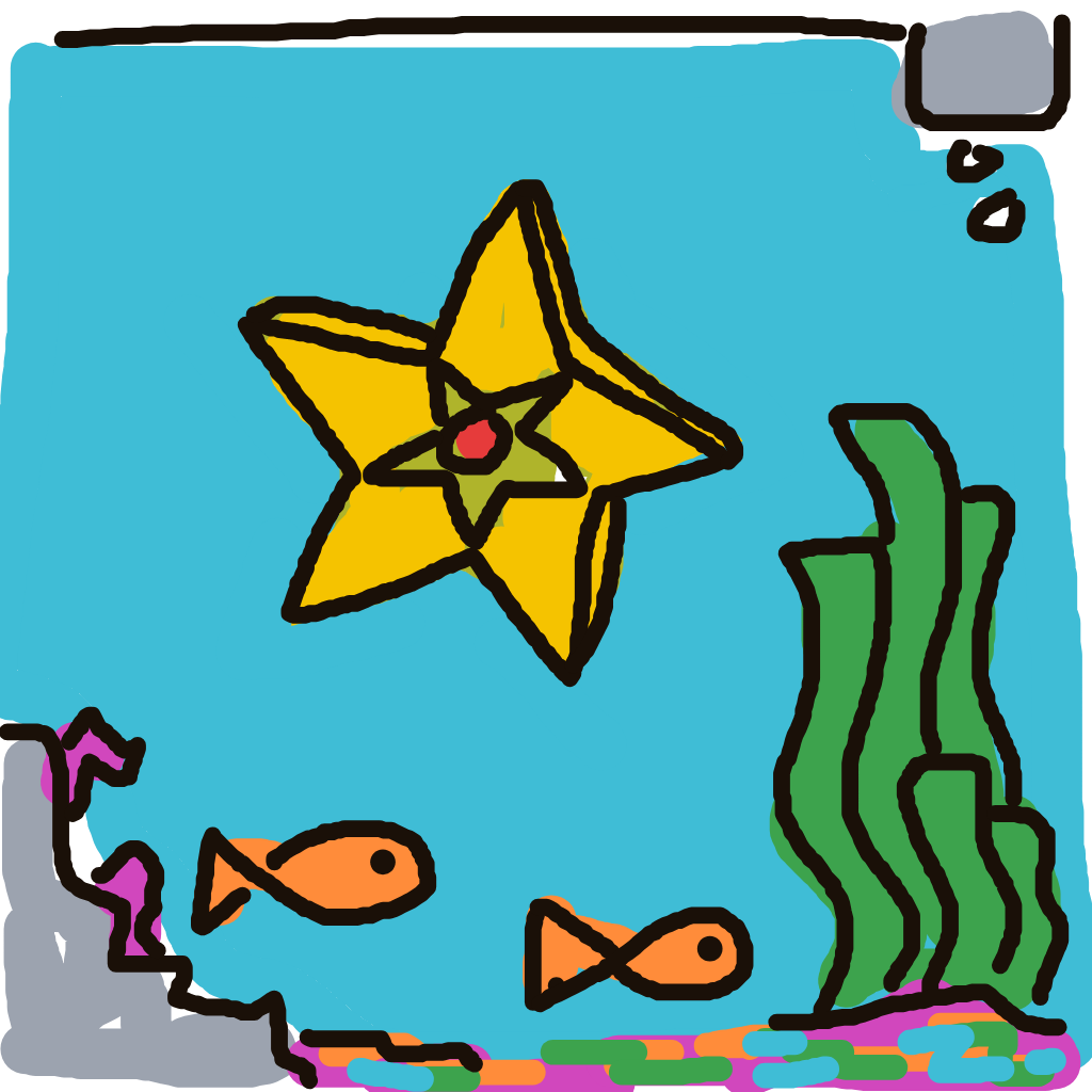 Staryu drawing