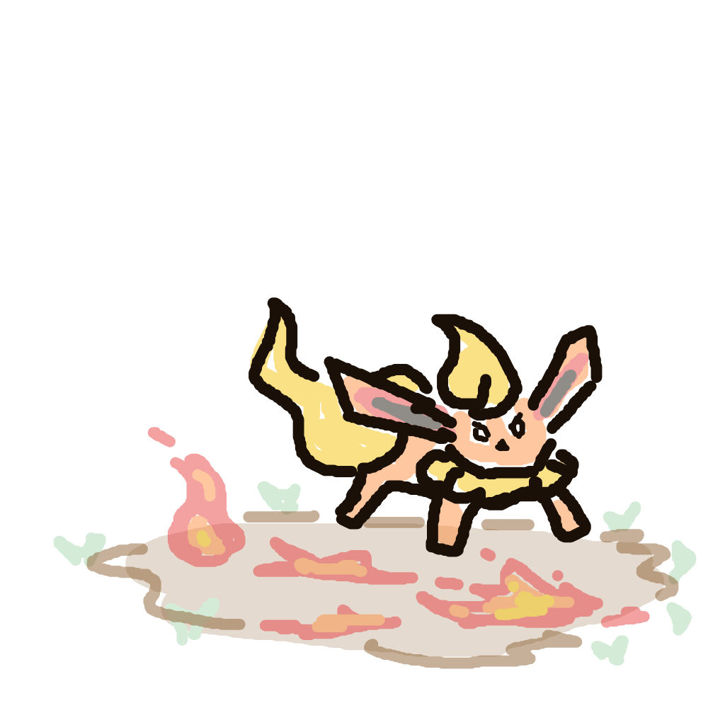 Flareon drawing