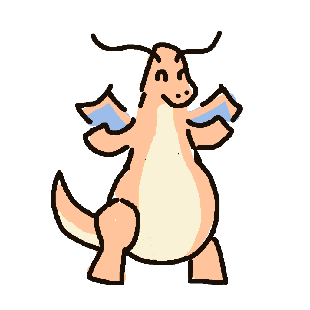 Dragonite drawing
