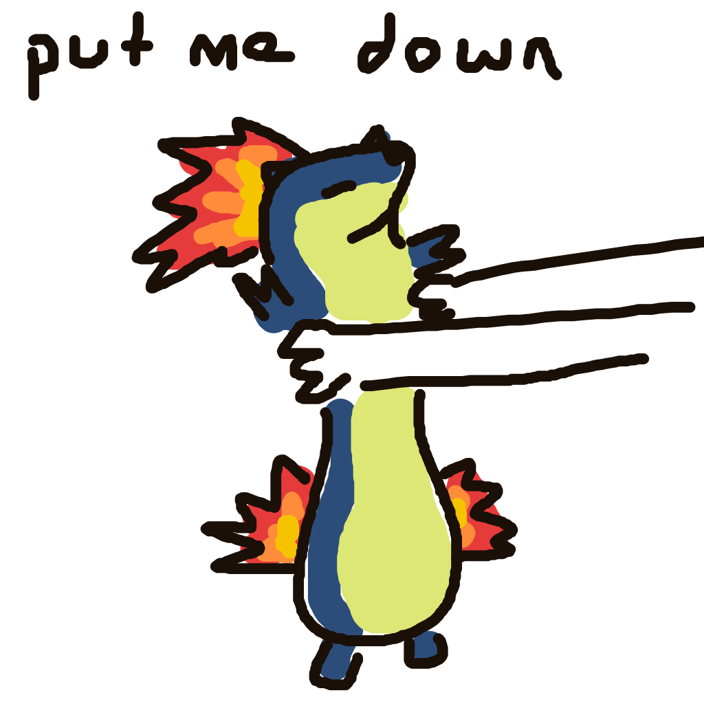 marblo's drawing of Quilava — Pokémon sketch on Sketchdex