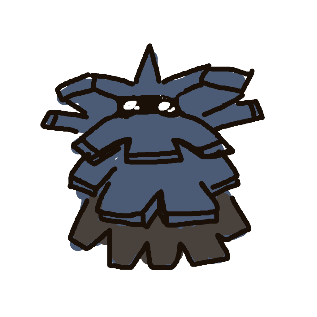 marblo's drawing of Pineco — Pokémon sketch on Sketchdex