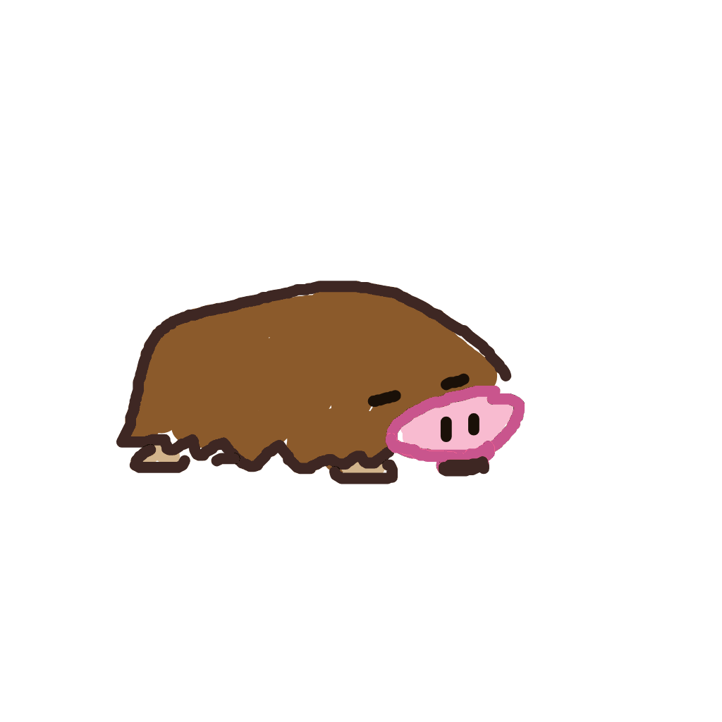 marblo's drawing of Swinub — Pokémon sketch on Sketchdex