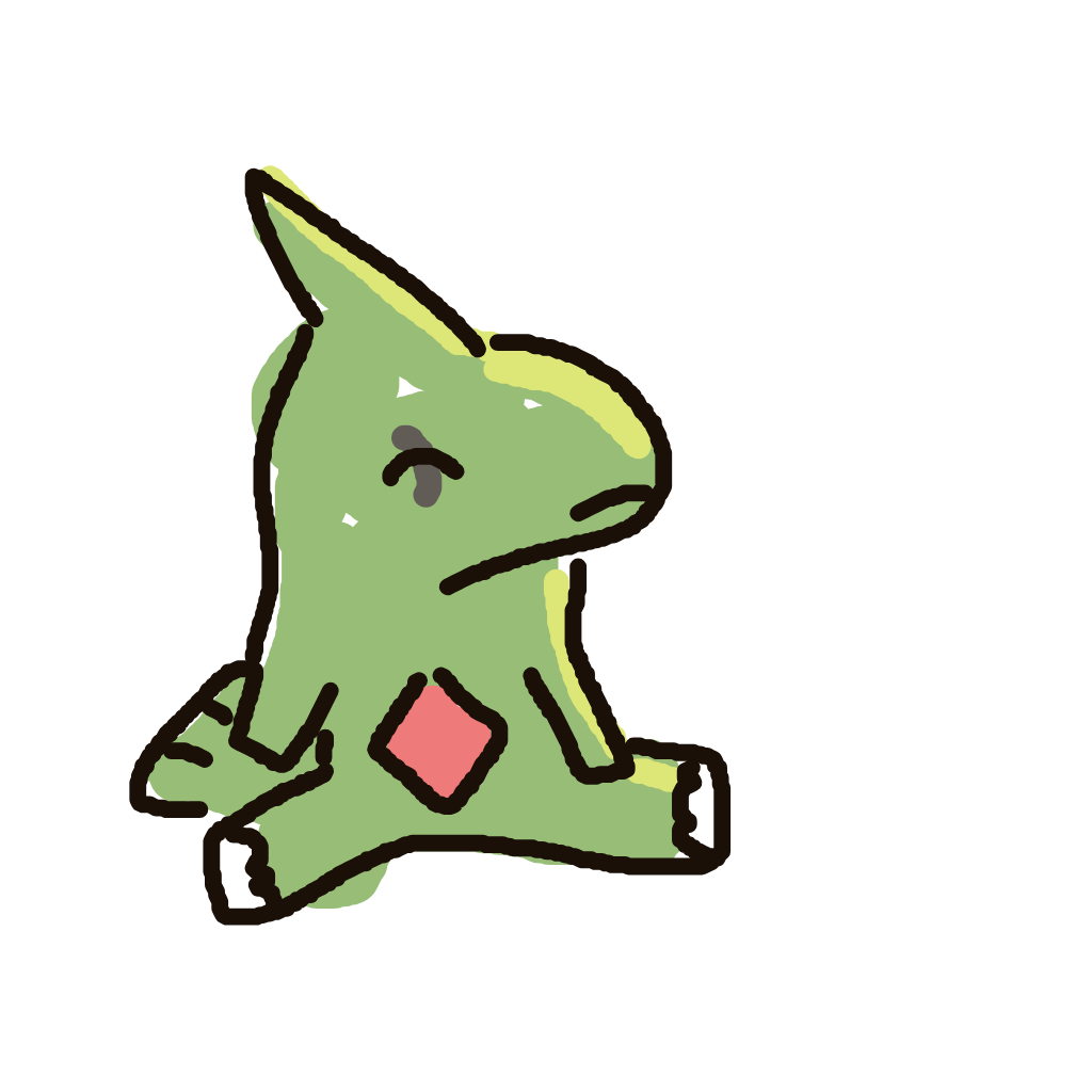 marblo's drawing of Larvitar — Pokémon sketch on Sketchdex