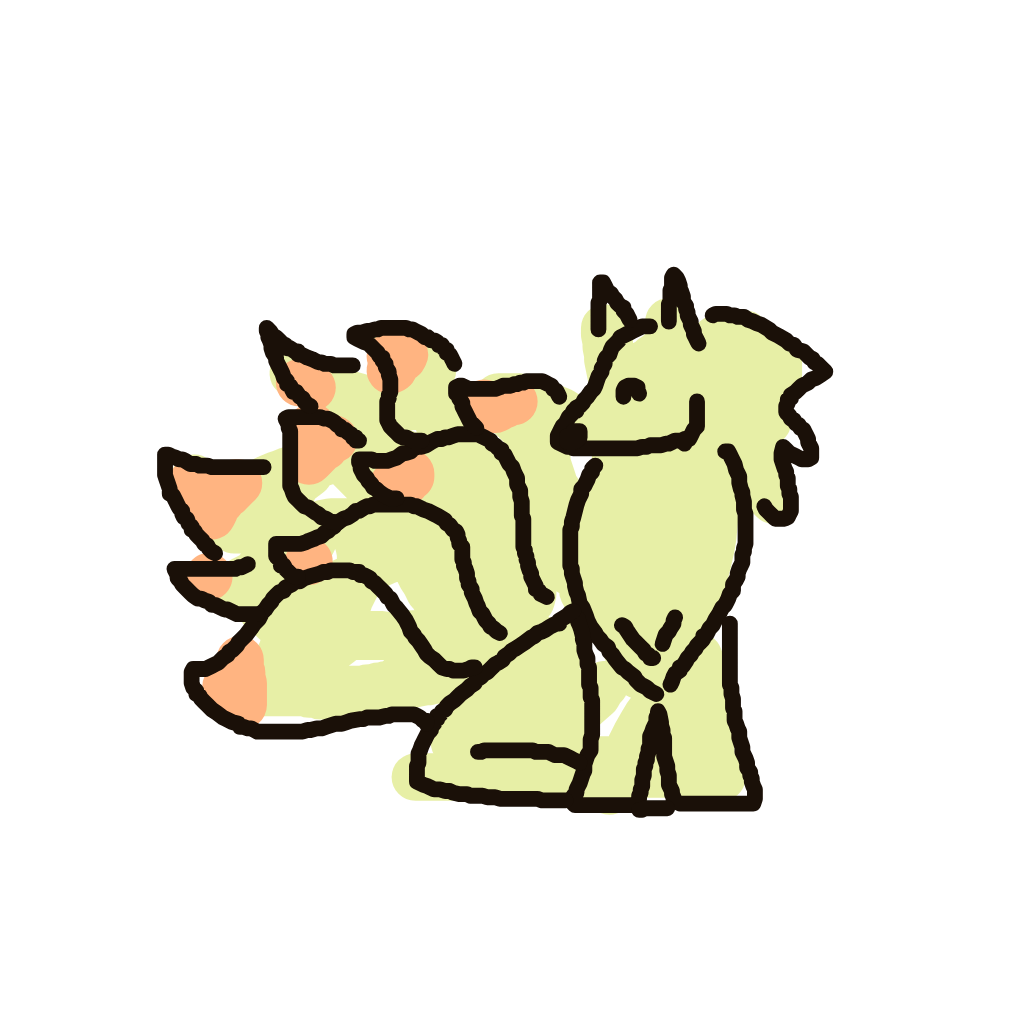 Ninetales drawing