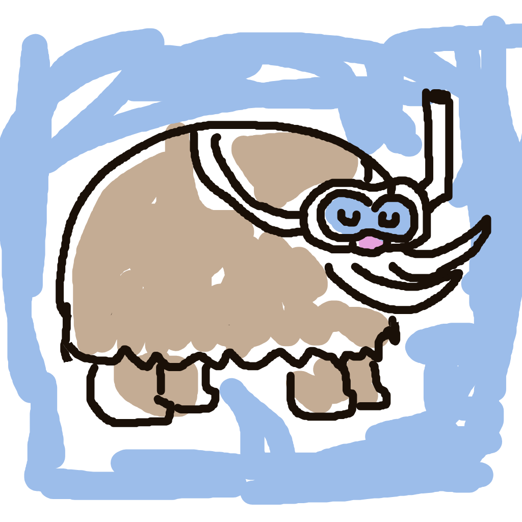 marblo's drawing of Mamoswine — Pokémon sketch on Sketchdex