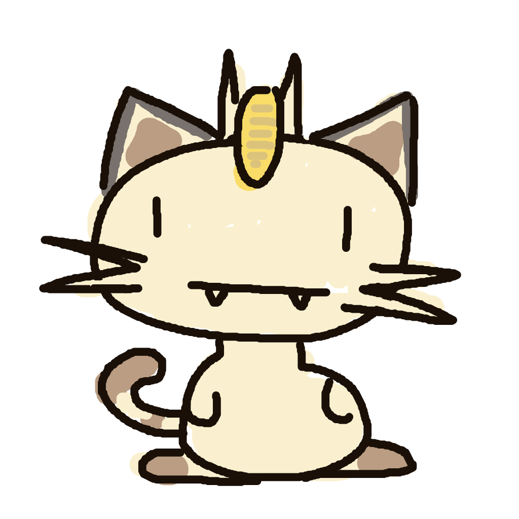 Meowth drawing