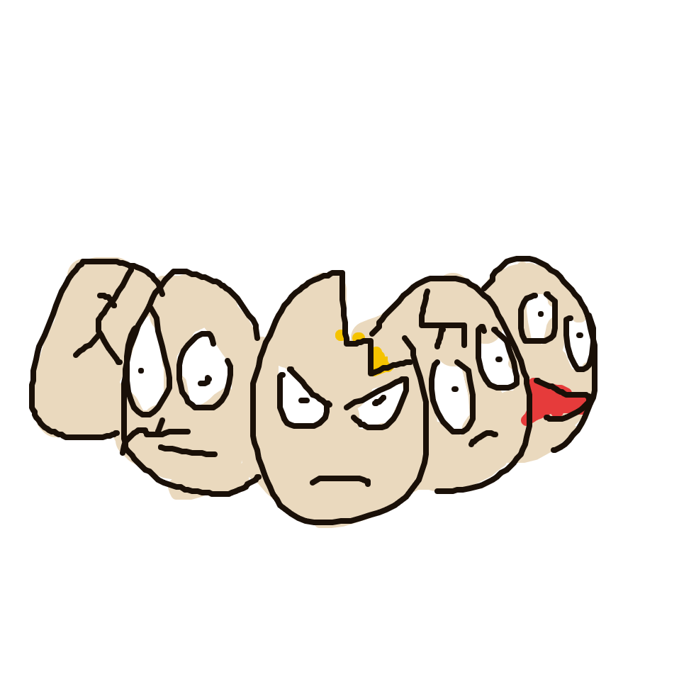 Exeggcute drawing