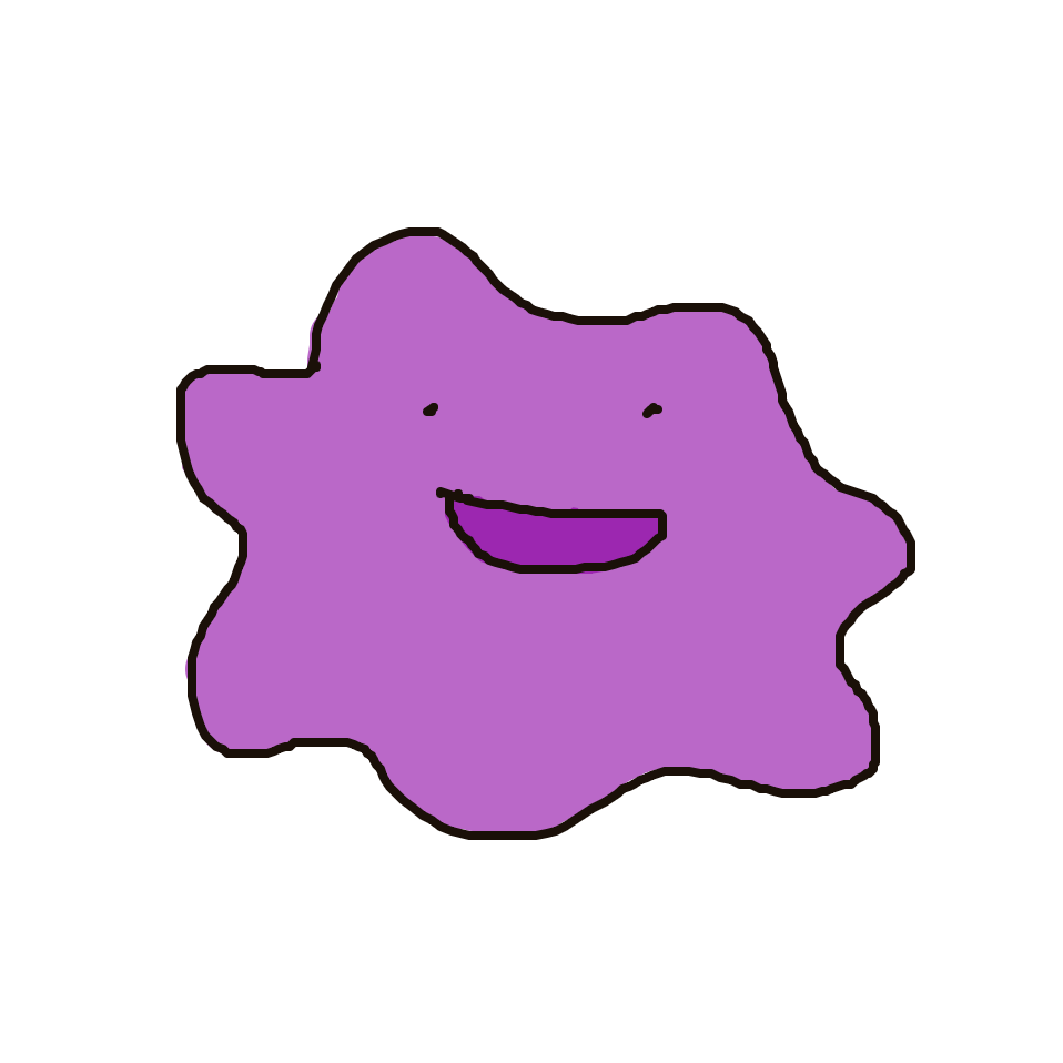 Disxm's drawing of Ditto — Pokémon sketch on Sketchdex