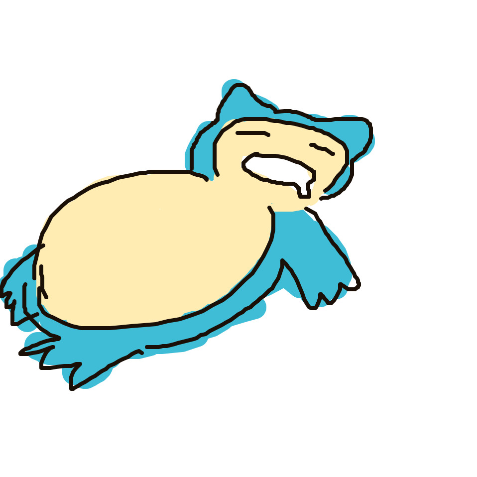 Snorlax drawing