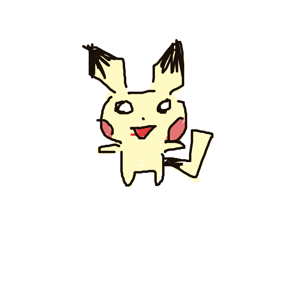 Disxm's drawing of Pichu — Pokémon sketch on Sketchdex