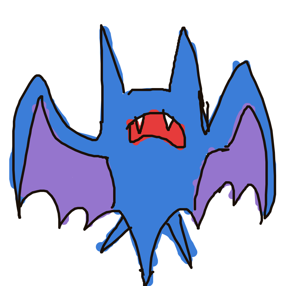 Zubat drawing