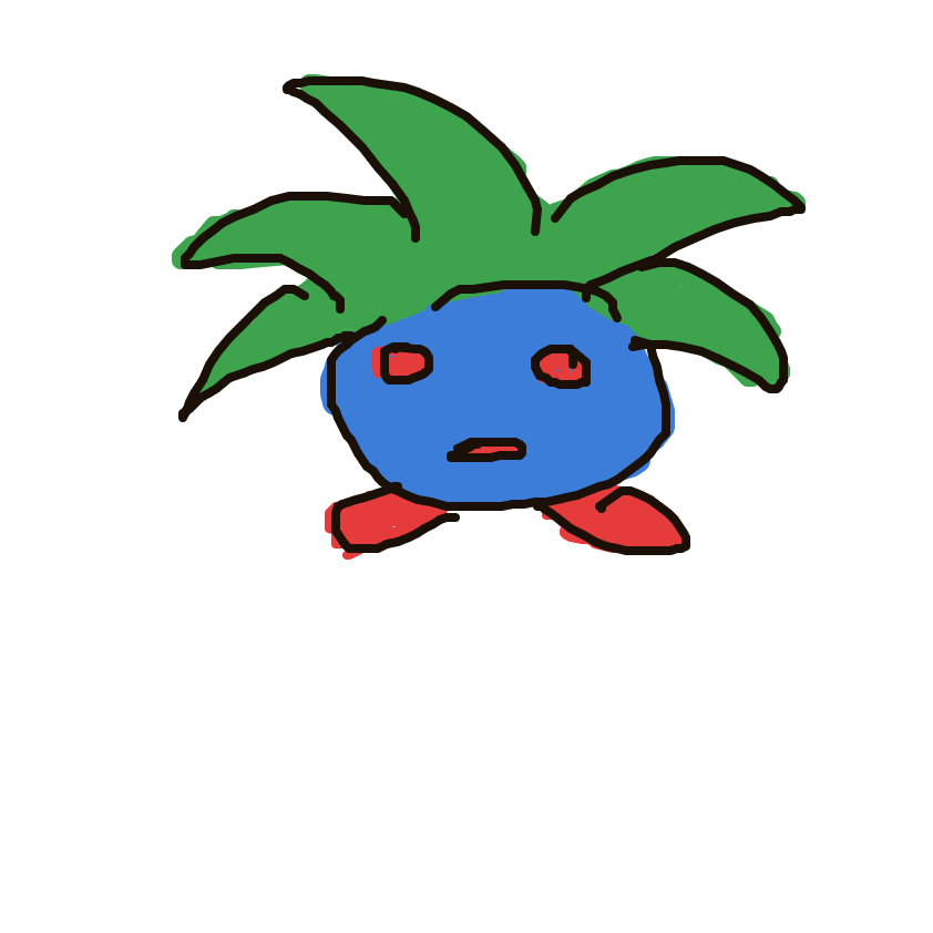 Oddish drawing