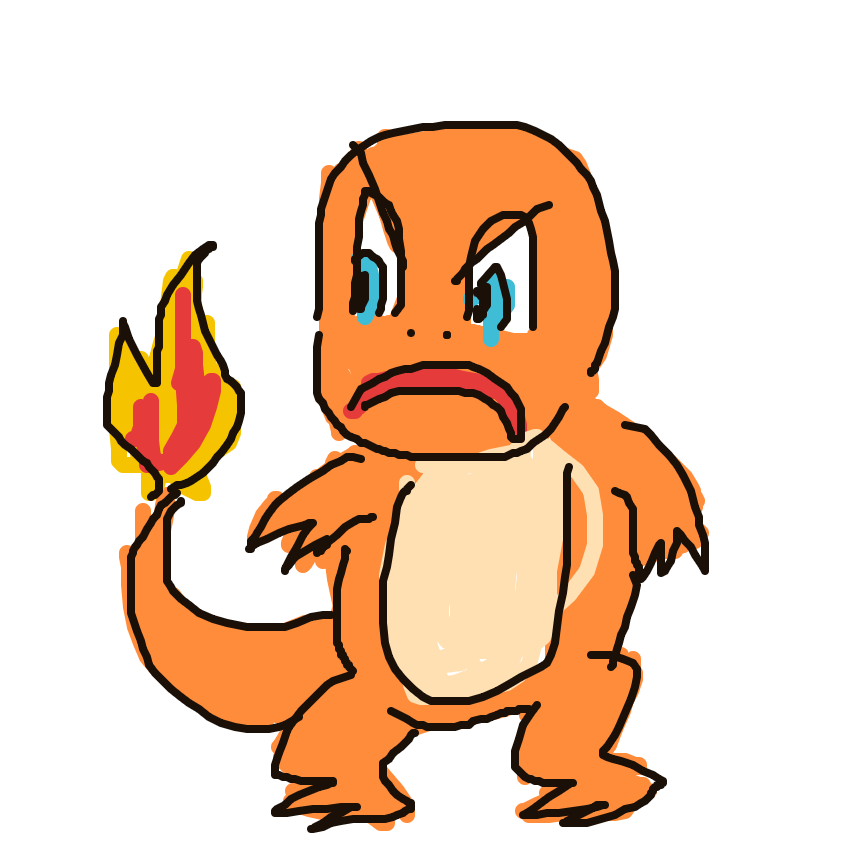 Charmander drawing