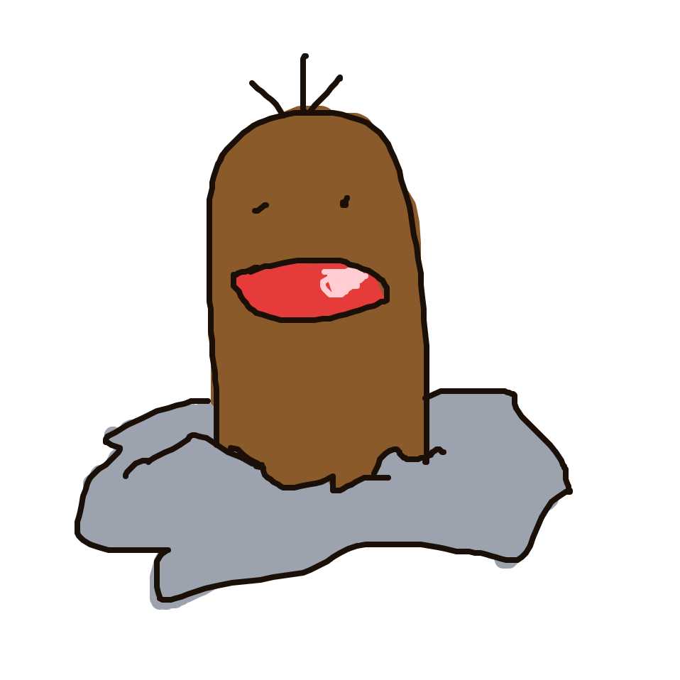 Disxm's drawing of Diglett — Pokémon sketch on Sketchdex