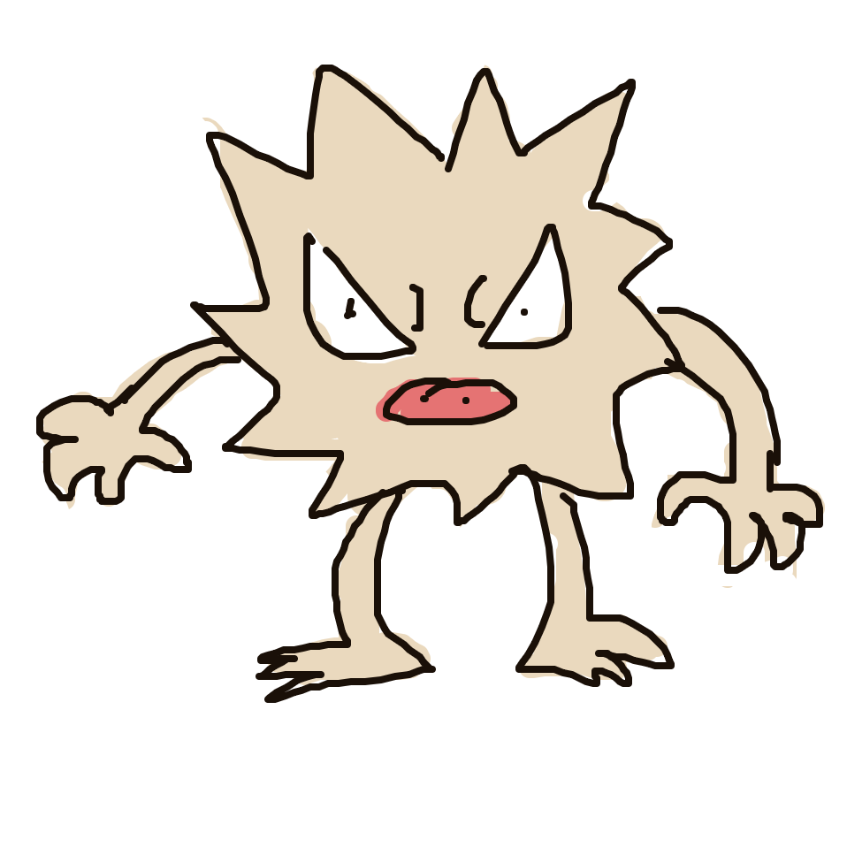 Mankey drawing