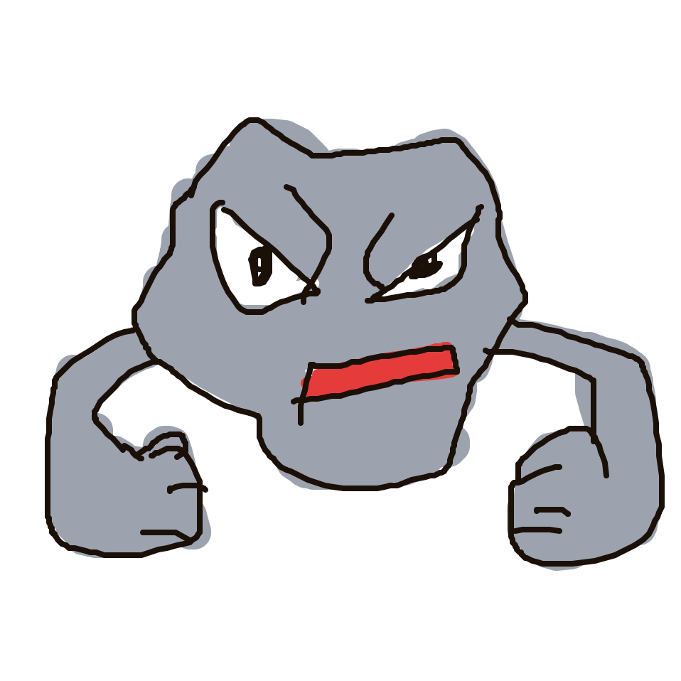 Geodude drawing