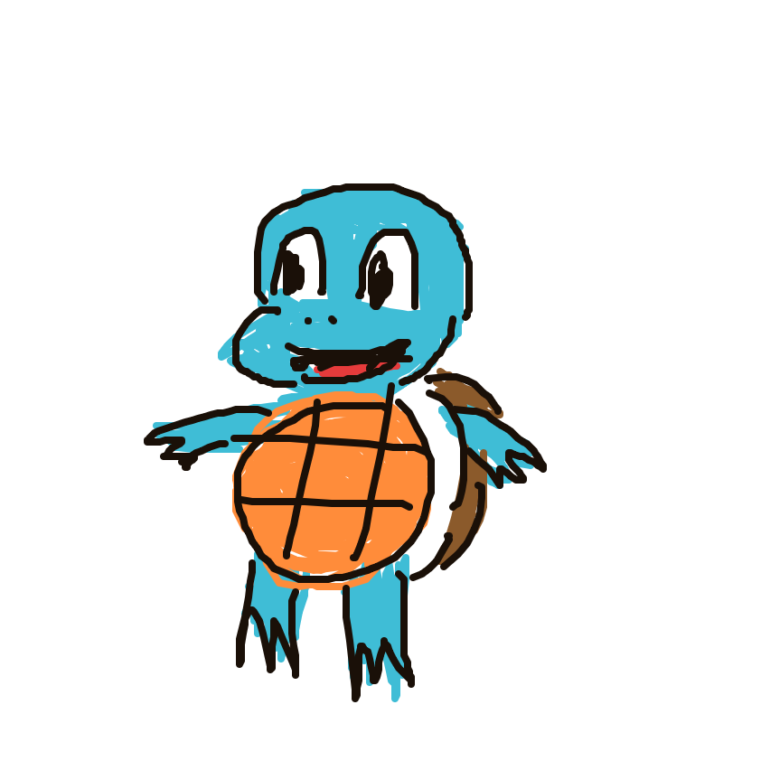 Disxm's drawing of Squirtle — Pokémon sketch on Sketchdex