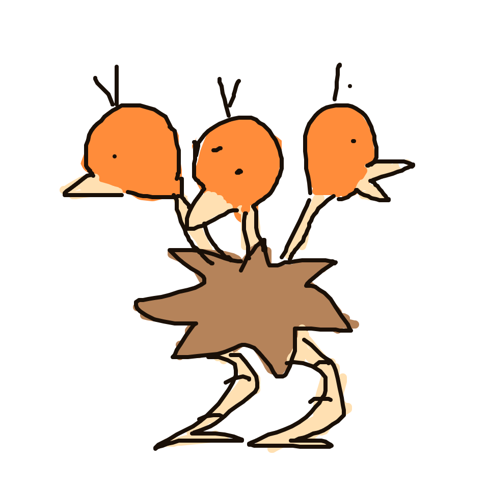 Dodrio drawing