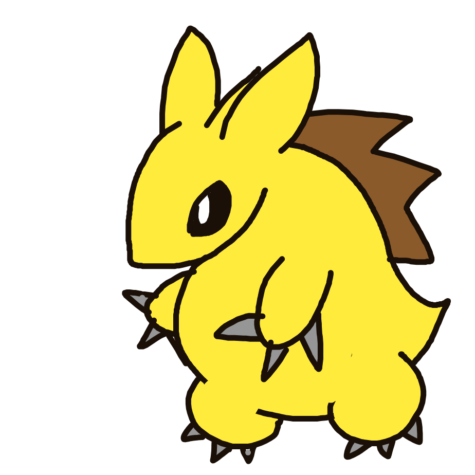 BlazingKangaskhan390's drawing of Sandslash — Pokémon sketch on Sketchdex