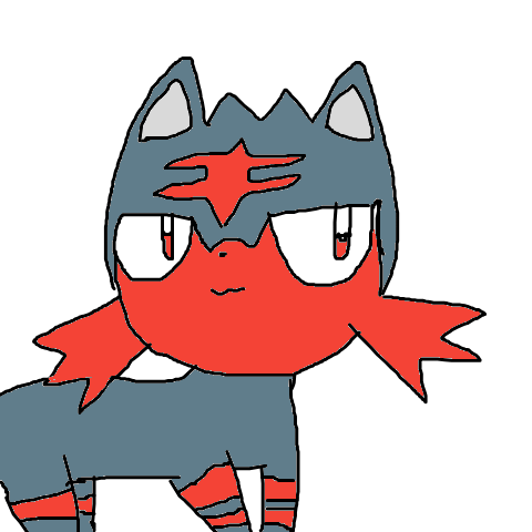 Elekid's drawing of Litten — best Pokémon fan art on Sketchdex