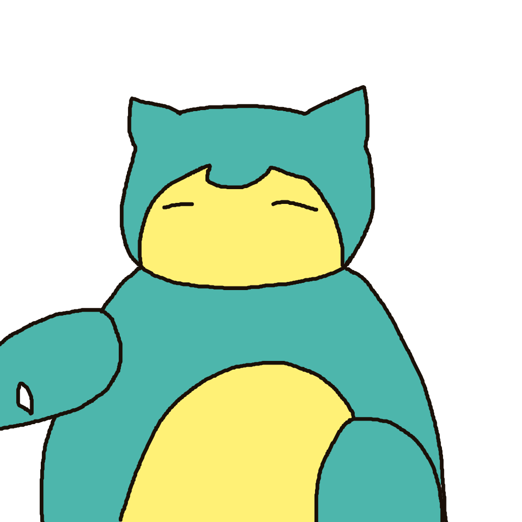 Sabboline's drawing of Snorlax — Pokémon sketch on Sketchdex