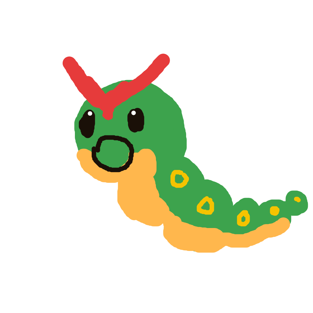girafarad's drawing of Caterpie — Pokémon sketch on Sketchdex